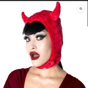 Kreepville Red Devil Horns Hat